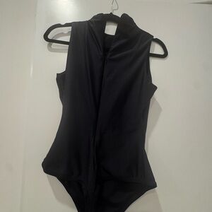 Skims Black Sleeveless Bodysuit